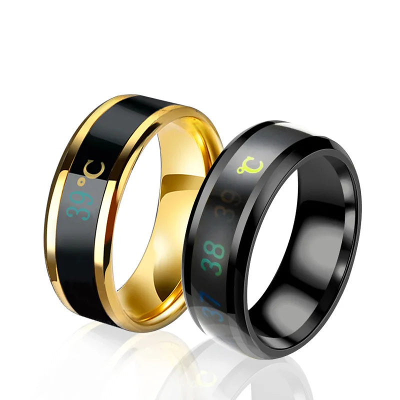 DRAVEN — Titanium Steel Mood Temperature Ring