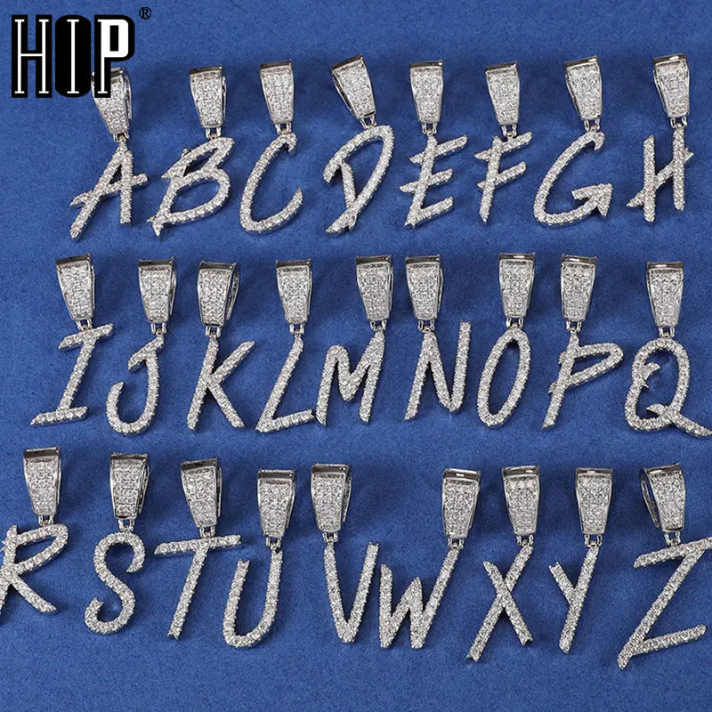 DRAVEN — Custom Name Pendant Necklace – Bold Brush Font Design