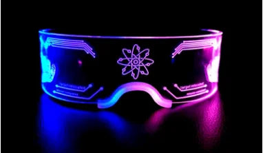 DRAVEN — LED Luminous Sunglasses – Futuristic Glow Party Eyewear