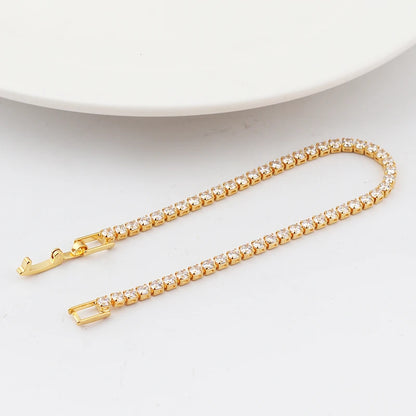 18K Gold-Plated Tennis Chain – Luxury Statement Choker