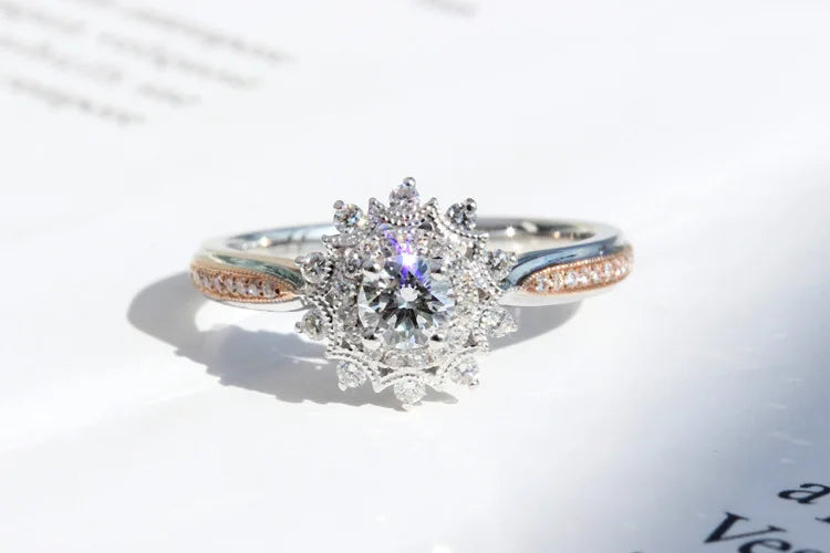 DRAVEN — Luxury 2 Carat Diamond Silver Ring