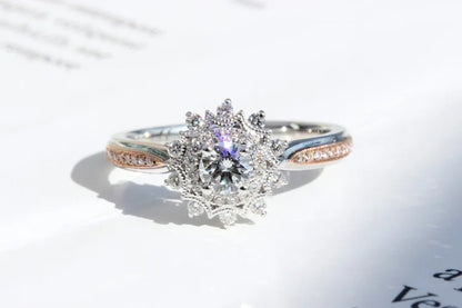 Luxury 2 Carat Diamond Silver Ring – Elegant Men's Accessory | Accessorio Uomo Elegante