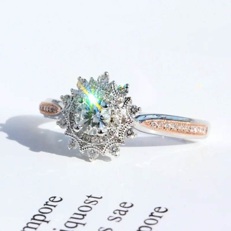 Luxury 2 Carat Diamond Silver Ring – Elegant Men's Accessory | Accessorio Uomo Elegante