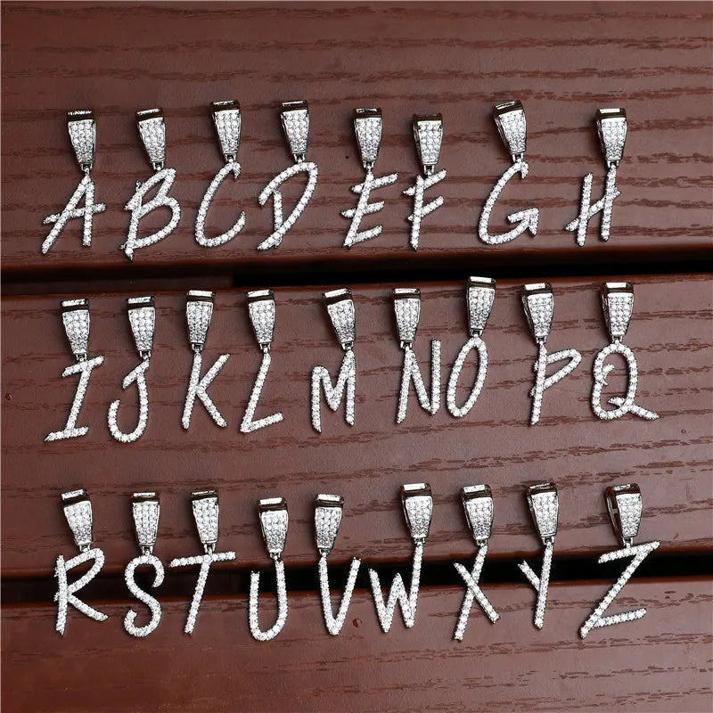 DRAVEN — Custom Name Pendant Necklace – Bold Brush Font Design