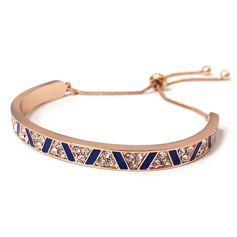 Multi-Layer Rhinestone Charm Bracelet – Elegant Men's Accessory | Accessorio Uomo Elegante