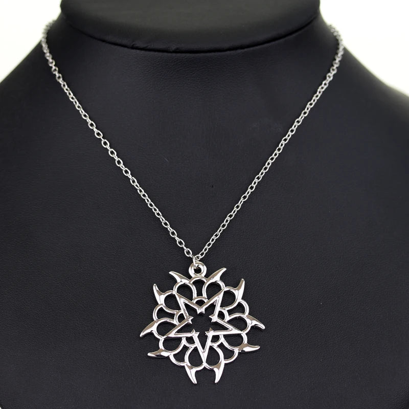 DRAVEN — Punk Rock Band Necklace – Gothic Music Pendant Chain for Men and Women