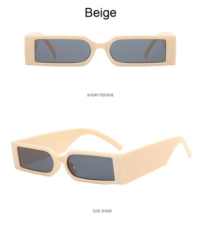 Black Rectangle Sunglasses – Small Frame Vintage Designer Shades – Elegant Men's Accessory | Accessorio Uomo Elegante