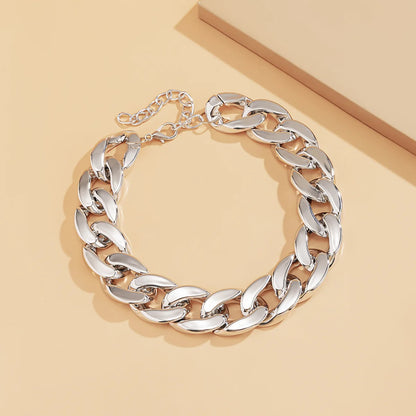 Chunky CCB Chain Necklace – Colorful Statement Jewelry for Women – Elegant Men's Accessory | Accessorio Uomo Elegante