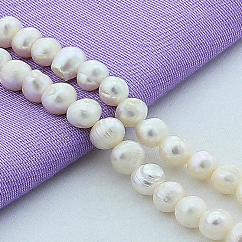 925 Silver Freshwater Pearl Bracelet – Elegant Men's Accessory | Accessorio Uomo Elegante