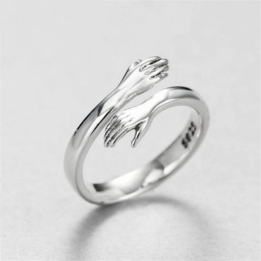 DRAVEN — Romantic Love Hug Hand Ring — Rings collection | DRAVEN