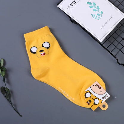 Women's Harajuku Ankle Socks – Cute Cartoon Street Style