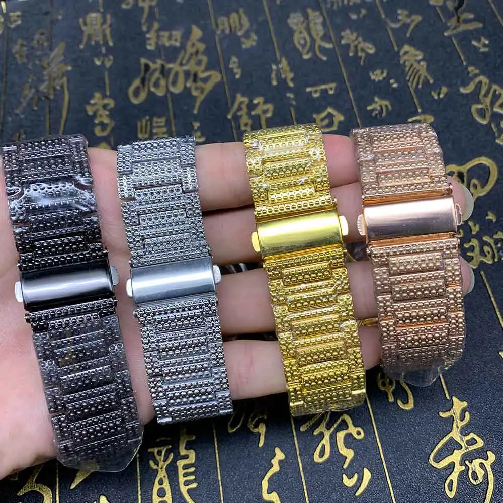 DRAVEN — Eternal Glow – Unisex Crystal-Accented Stainless Steel Watch