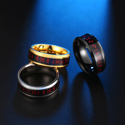 Titanium Steel Mood Temperature Ring – Elegant Men's Accessory | Accessorio Uomo Elegante