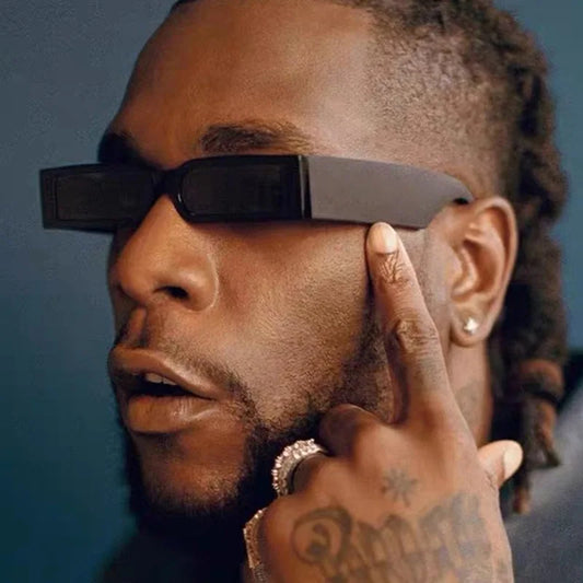 DRAVEN — Black Rectangle Sunglasses – Small Frame Vintage Designer Shades — Sunglasses | DRAVEN