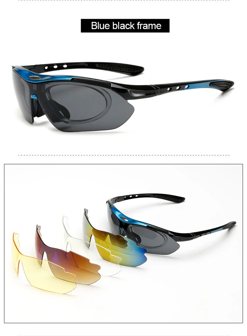 Cycling Sport Sunglasses – Road & Mountain Design – Elegant Men's Accessory | Accessorio Uomo Elegante