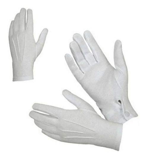 DRAVEN — White Dress Gloves – Classic Formal Parade Style — Gloves | DRAVEN