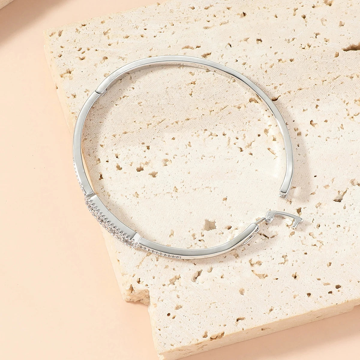 DRAVEN — 18K Gold Plated Zircon Bangle