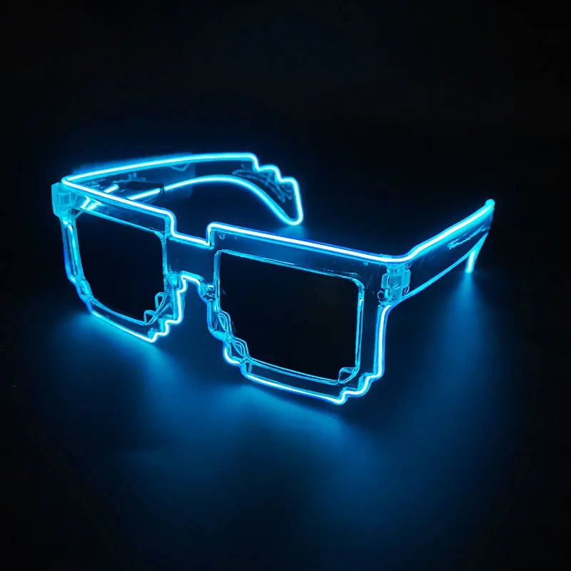 DRAVEN — Glow-in-the-Dark LED Sunglasses – Mosaic Party Style