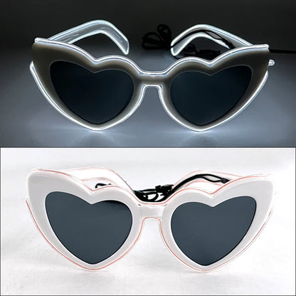 Neon Glow Party Sunglasses – LED Light-Up Style