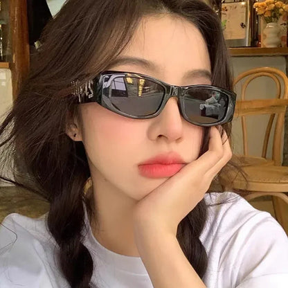 Small Square Sunglasses – Retro Luxury Eyewear – Elegant Men's Accessory | Accessorio Uomo Elegante