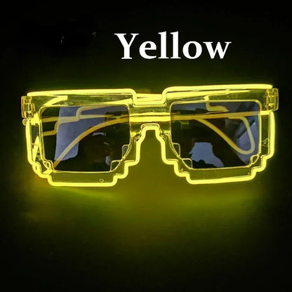 Glow-in-the-Dark LED Sunglasses – Mosaic Party Style