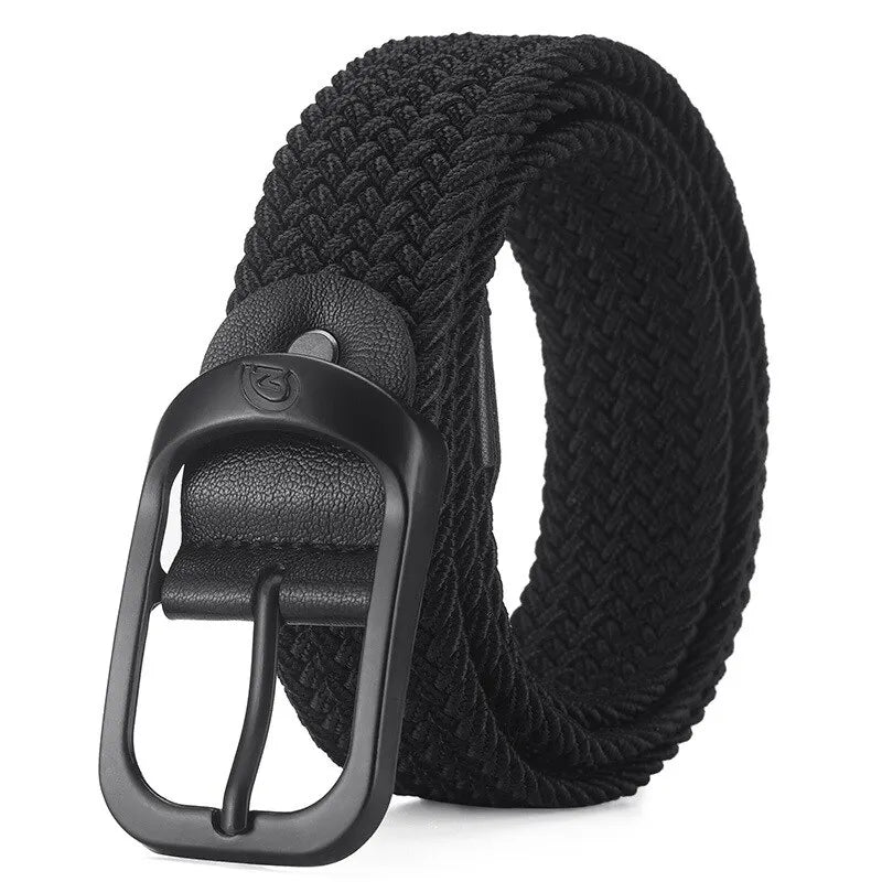 DRAVEN — Woven Elastic Belt Unisex Casual Outdoor Design