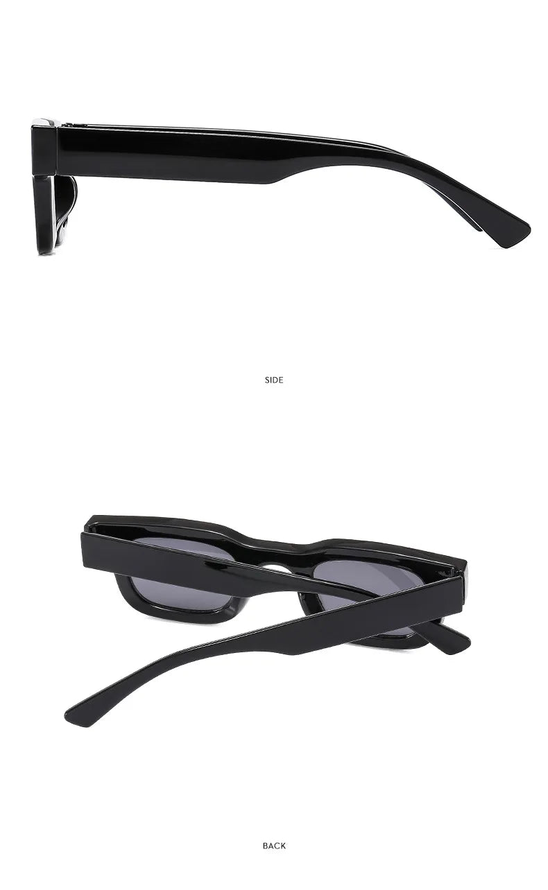 DRAVEN — Retro Rectangle Sunglasses –  Y2K Designer UV400 Eyewear