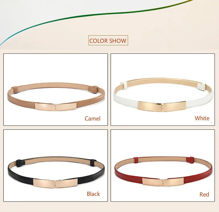 PU Leather Adjustable Strap Belt Women Knot Design – Elegant Men's Accessory | Accessorio Uomo Elegante