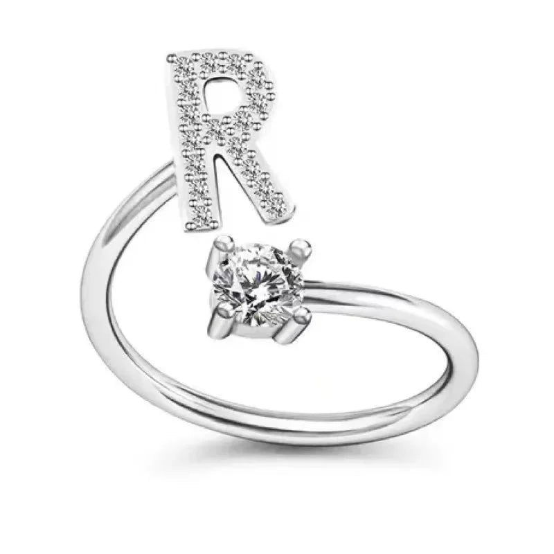 DRAVEN — Alphabet Initial Zircon Ring