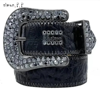 Skull Studded Belt Unisex Punk Rock Gothic Style – Elegant Men's Accessory | Accessorio Uomo Elegante