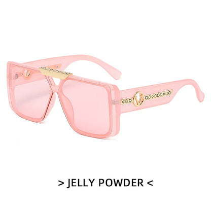 Large Square Street Sunglasses – Designer Travel Style – Elegant Men's Accessory | Accessorio Uomo Elegante