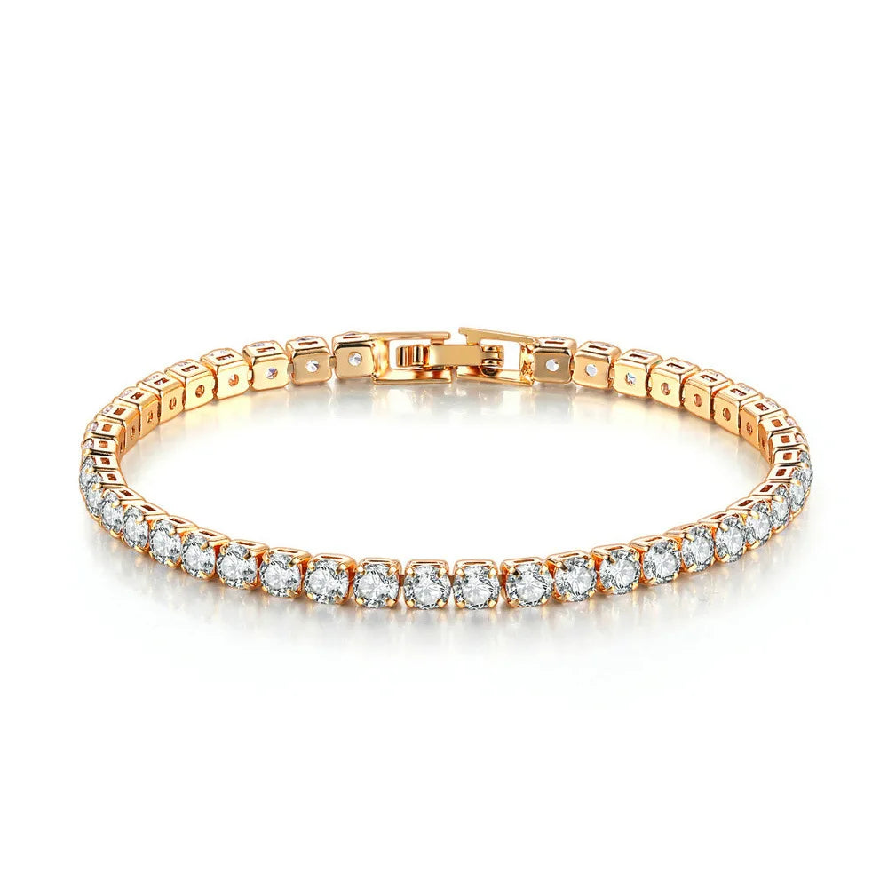 DRAVEN — 4MM Crystal Rhinestone Bracelet Set