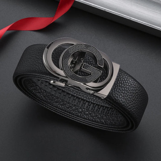 DRAVEN — Luxury Leather Belt Men Automatic Adjustable Design — Belts | DRAVEN