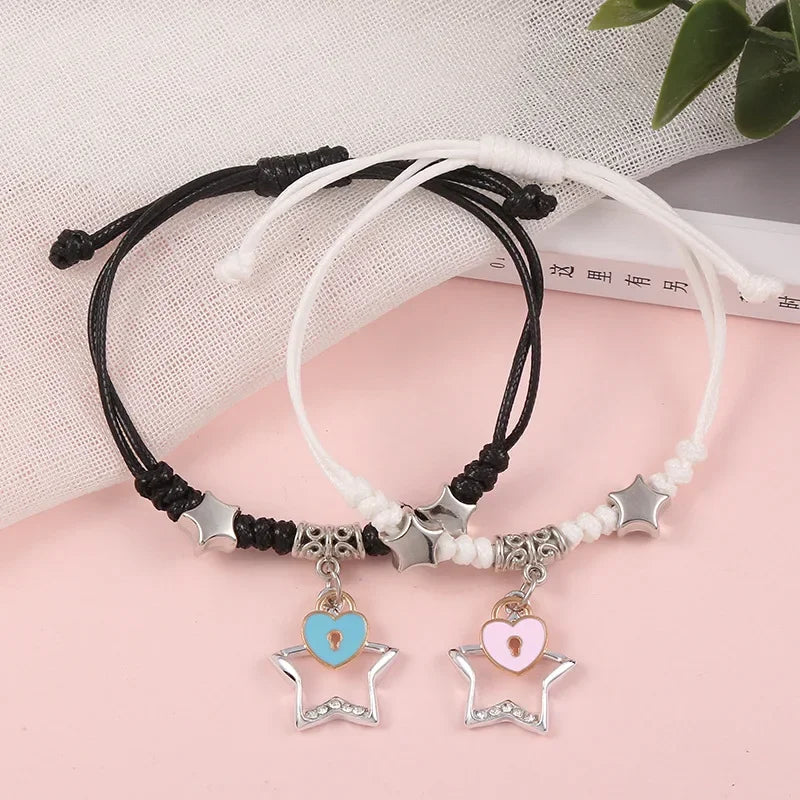 DRAVEN — Star Charm Couple Rope Bracelets