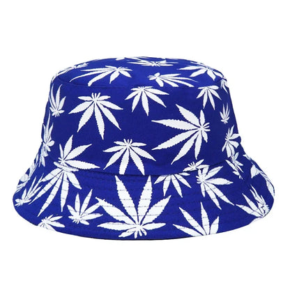 Weed Print Bucket Hat – Unisex Summer Streetwear
