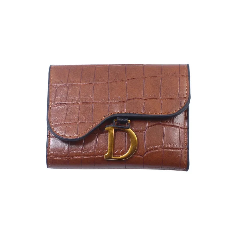 DRAVEN — Luxury Leather Wallet Women Small Hasp Coin Purse