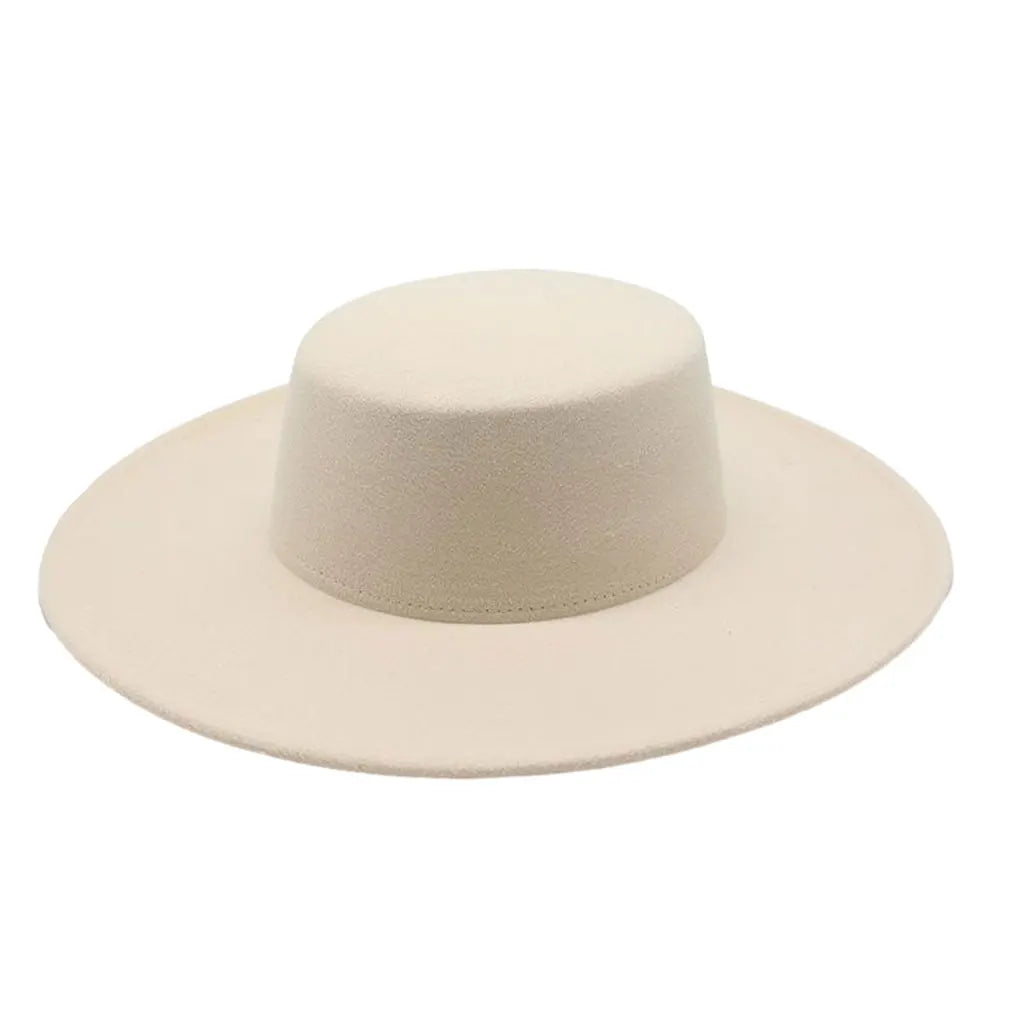 DRAVEN — Classic Black Felt Fedora – Wide Brim Vintage Hat