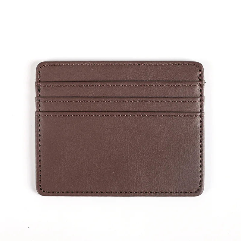 DRAVEN — PU Leather ID Card Holder Slim Multi Slot Wallet