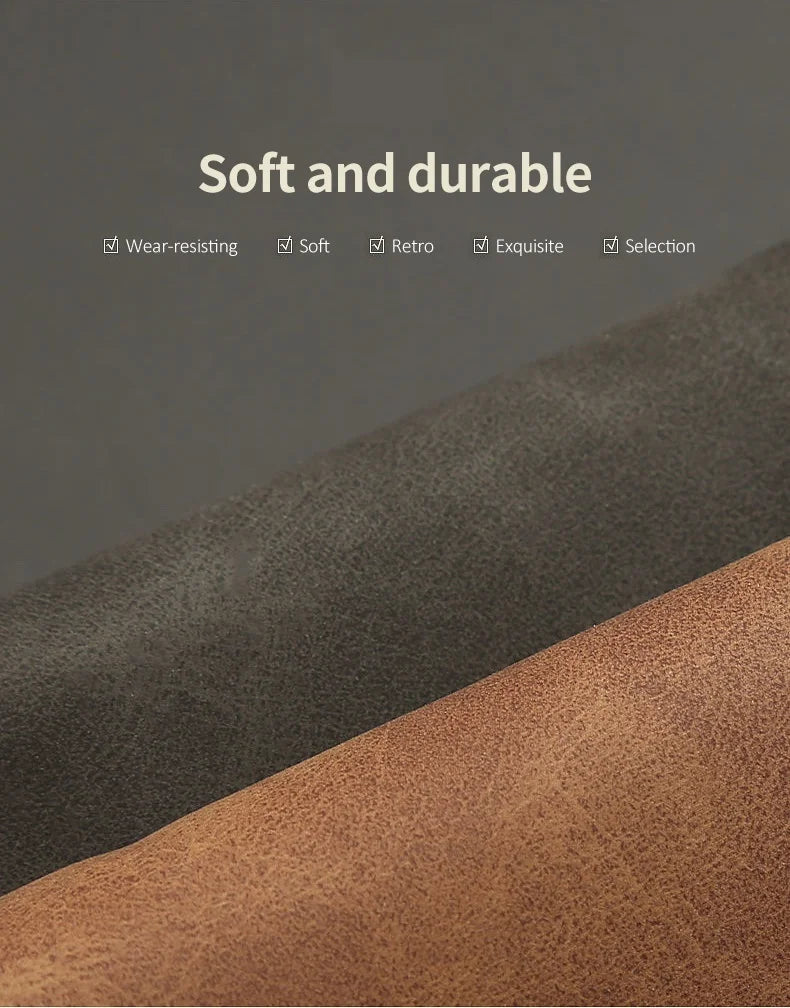 DRAVEN — PU Leather Wallet Men Zipper Coin Bag Slim Design