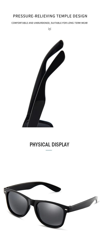 Classic Unisex Sunglasses – Timeless Everyday Style – Elegant Men's Accessory | Accessorio Uomo Elegante