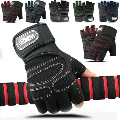 Fingerless Sport Gloves – Unisex Fitness & Outdoor Style