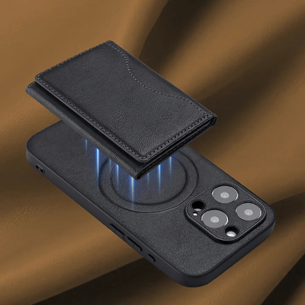 DRAVEN — MagSafe Trifold Magnetic Wallet Men Women Foldable Design