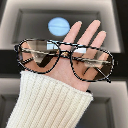 DRAVEN — Fashion Square Sunglasses – Vintage Mirror Design — Sunglasses | DRAVEN