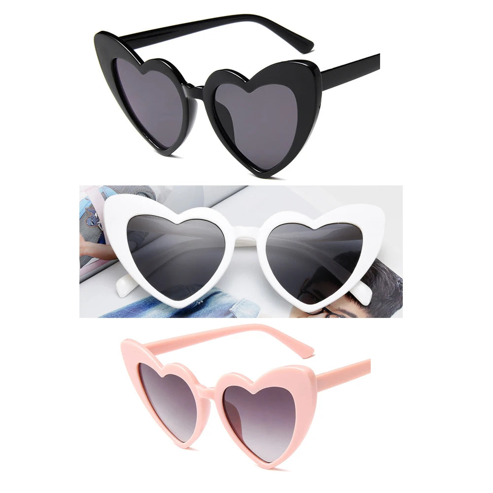 Heart Diffraction Sunglasses – Love Light Effect Party Eyewear – Elegant Men's Accessory | Accessorio Uomo Elegante