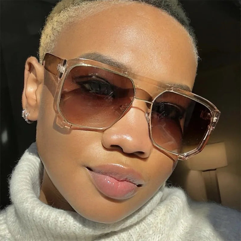 DRAVEN — Irregular Frame Sunglasses – Retro Luxury Shades