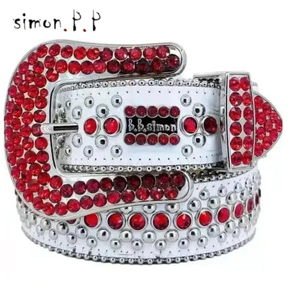 Skull Studded Belt Unisex Punk Rock Gothic Style – Elegant Men's Accessory | Accessorio Uomo Elegante