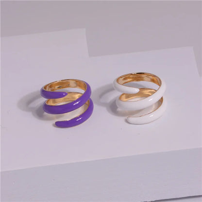 Oil Drip Adjustable Winding Ring – Elegant Men's Accessory | Accessorio Uomo Elegante