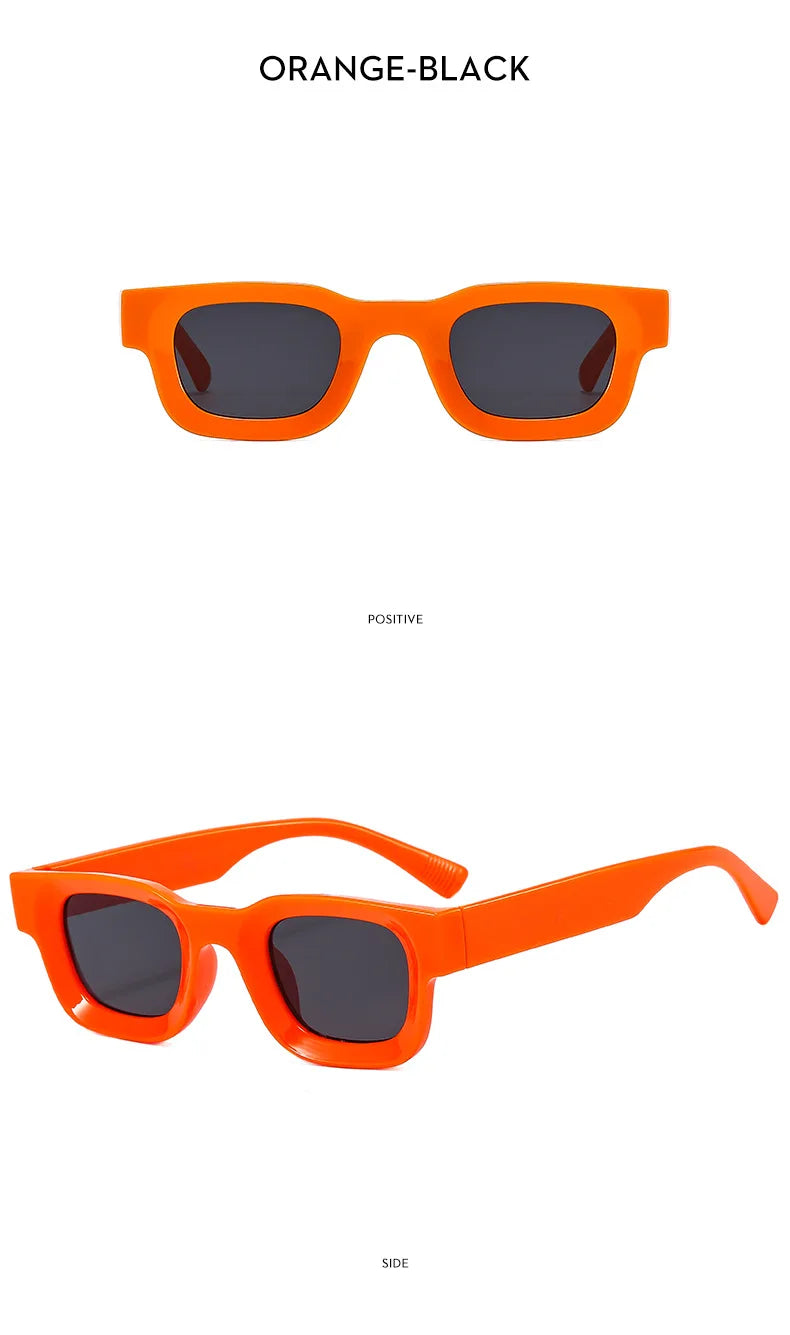 DRAVEN — Retro Rectangle Sunglasses –  Y2K Designer UV400 Eyewear