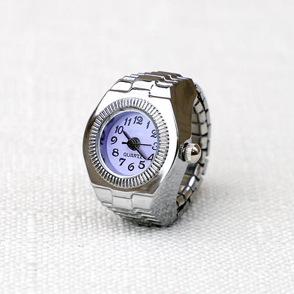 Time Loop – Unisex Ring Watch with Circular Alloy Dial – Elegant Men's Accessory | Accessorio Uomo Elegante