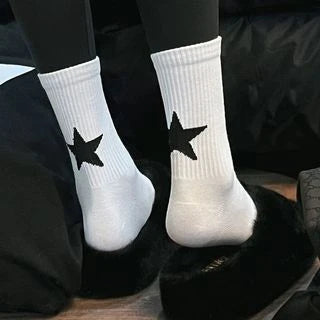 DRAVEN — Star Pattern Ankle Socks – Unisex Street Sport Style
